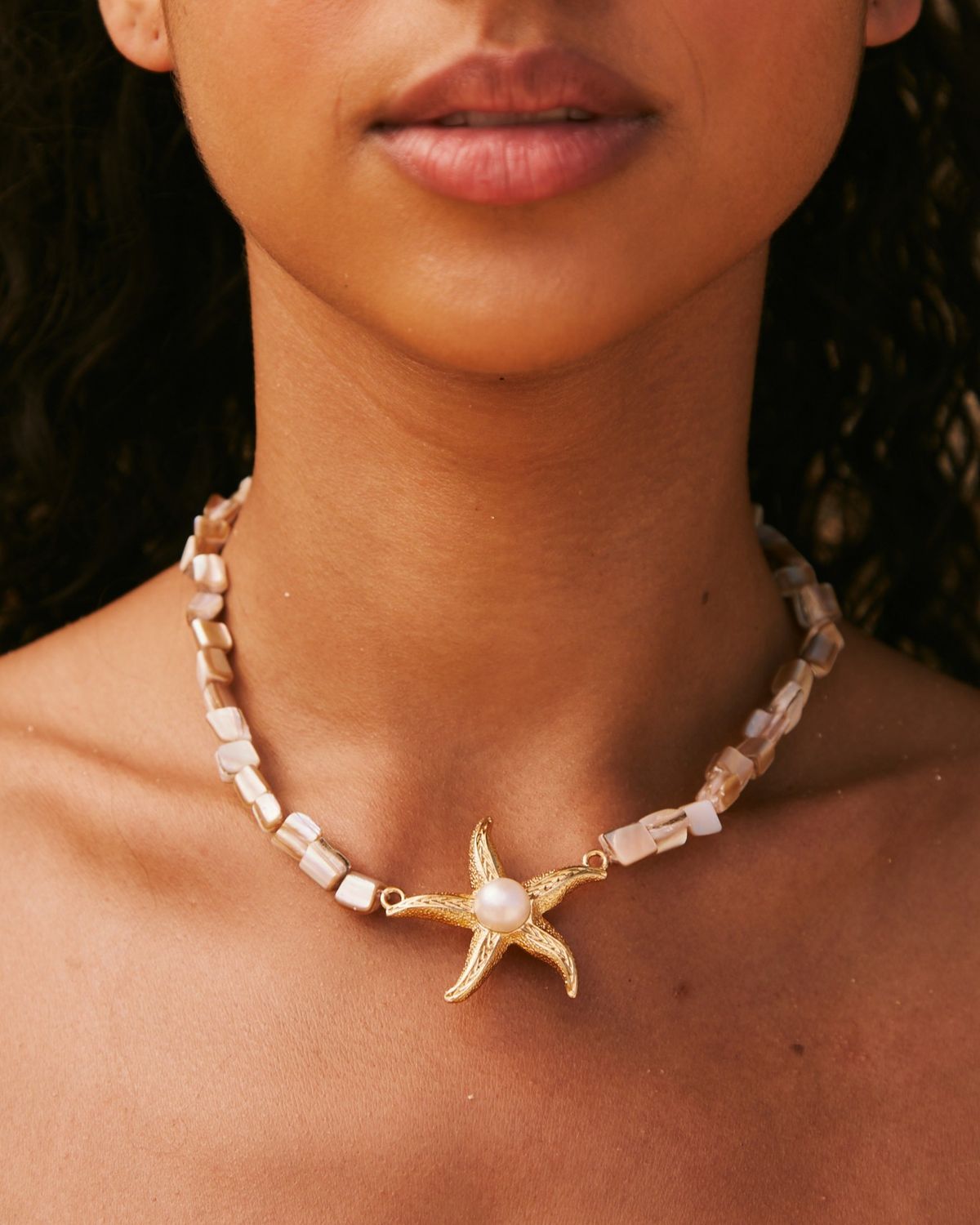 Colar Estrela do Mar Madrepérola 