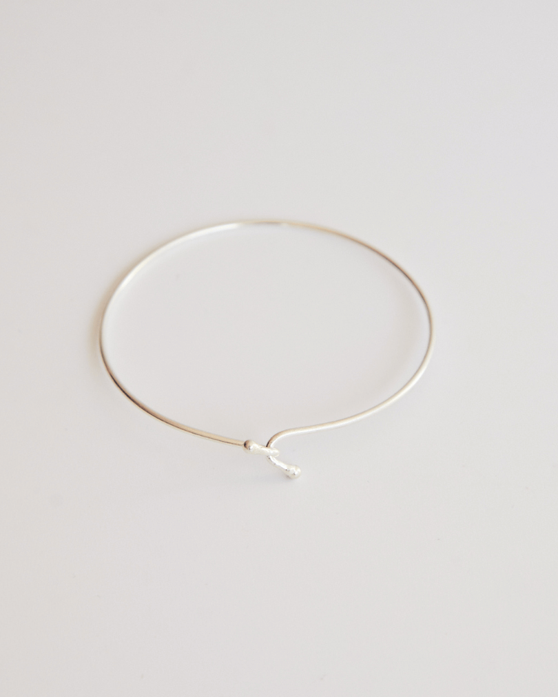 Bracelete Nozinho Prateado