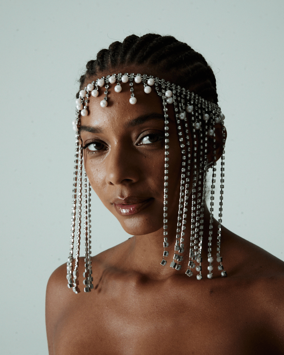 HeadPiece Pérola Franja