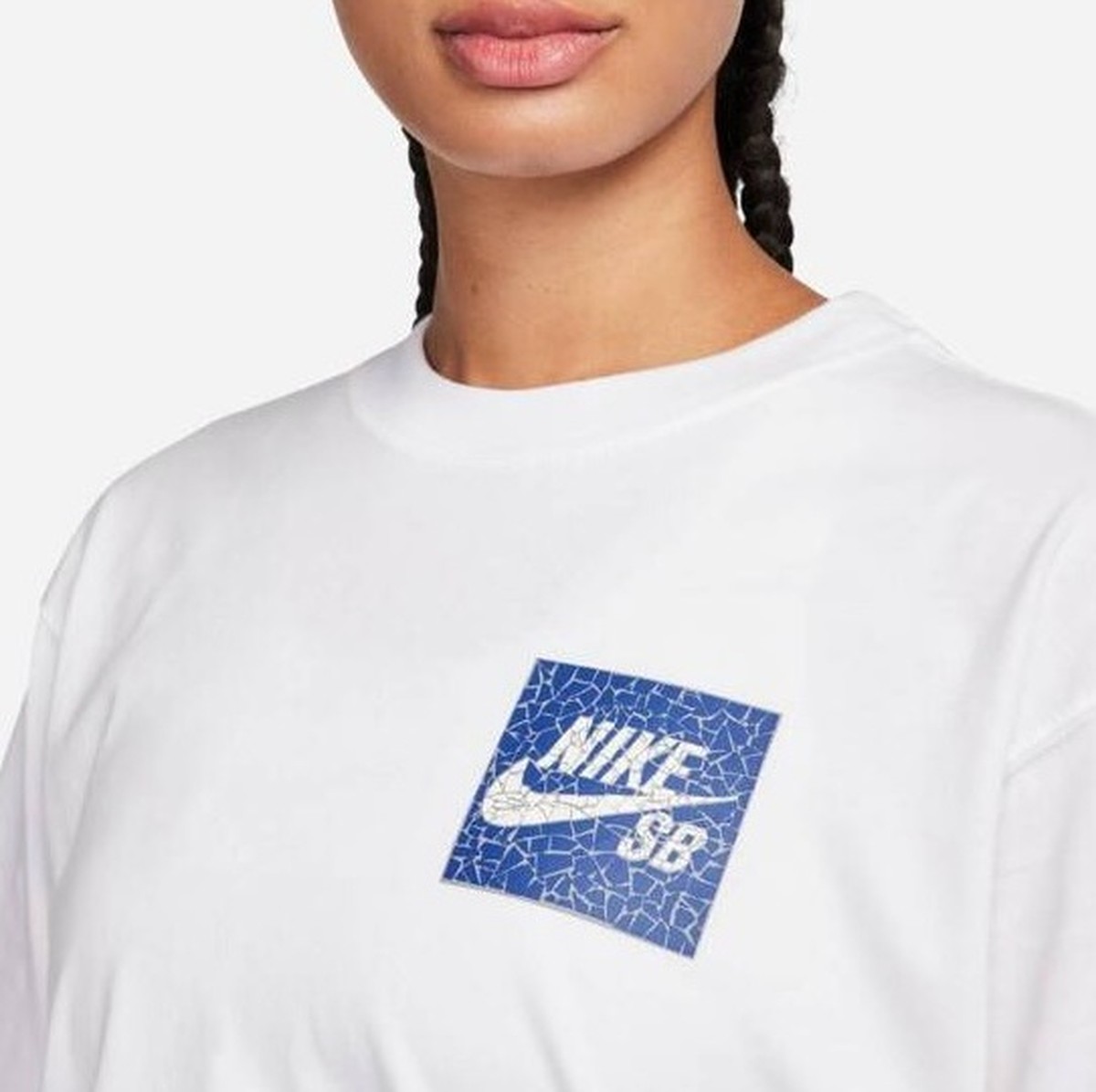 Camiseta Nike SB Mosaic Branco - Matriz Skate Shop Online