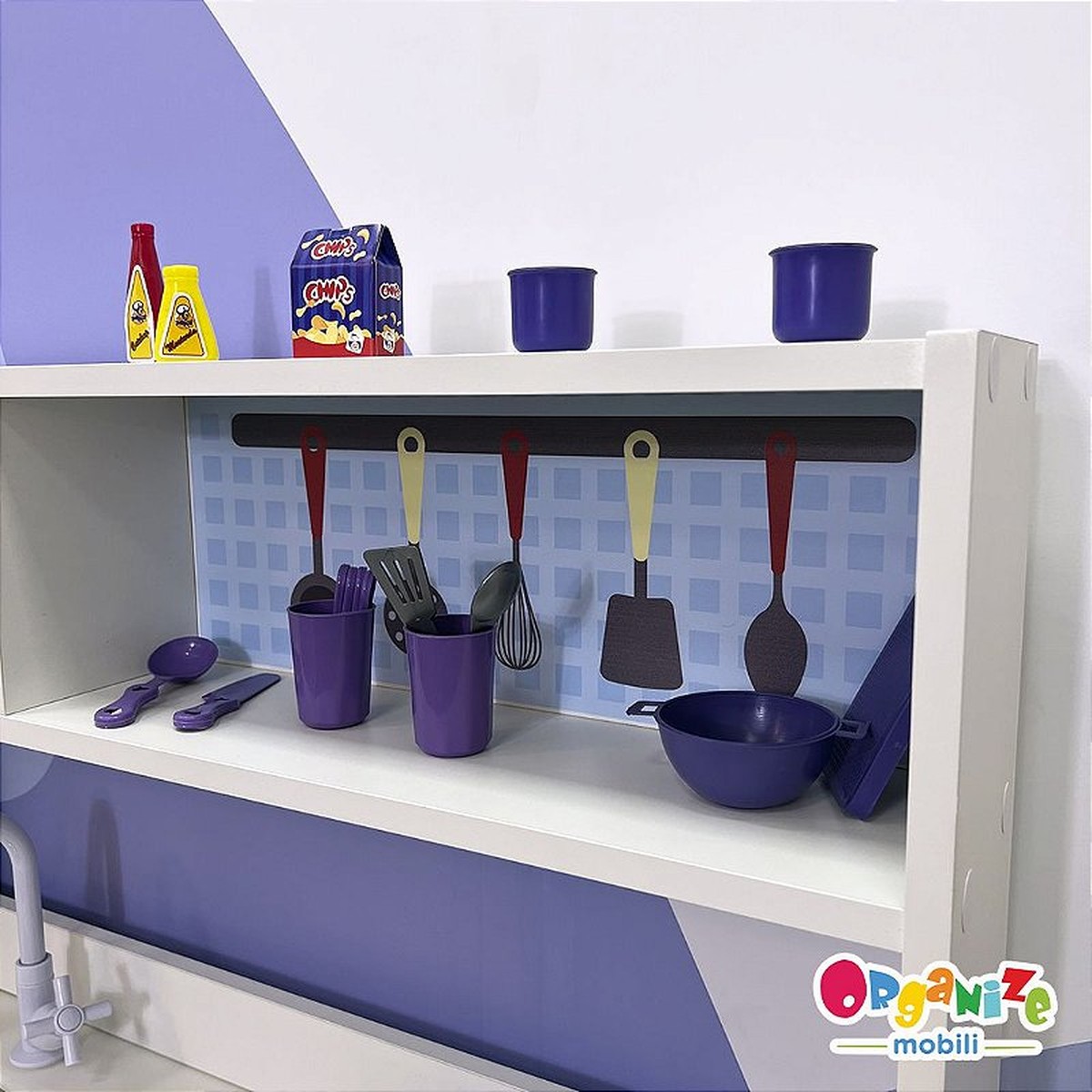 Kit Cozinha Infantil Joguinho De Outelaria Mini Chef Cor Rosa-chiclete