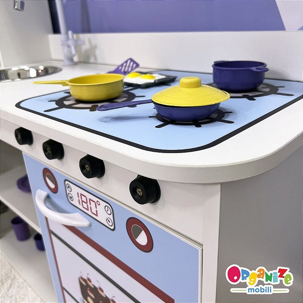 Kit Cozinha Infantil Joguinho De Outelaria Mini Chef Cor Rosa-chiclete