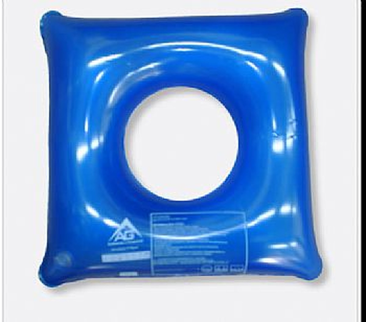 Foto do produto Almofada Água Quadrada Com Orifício Ref. 1001 AG Plastico