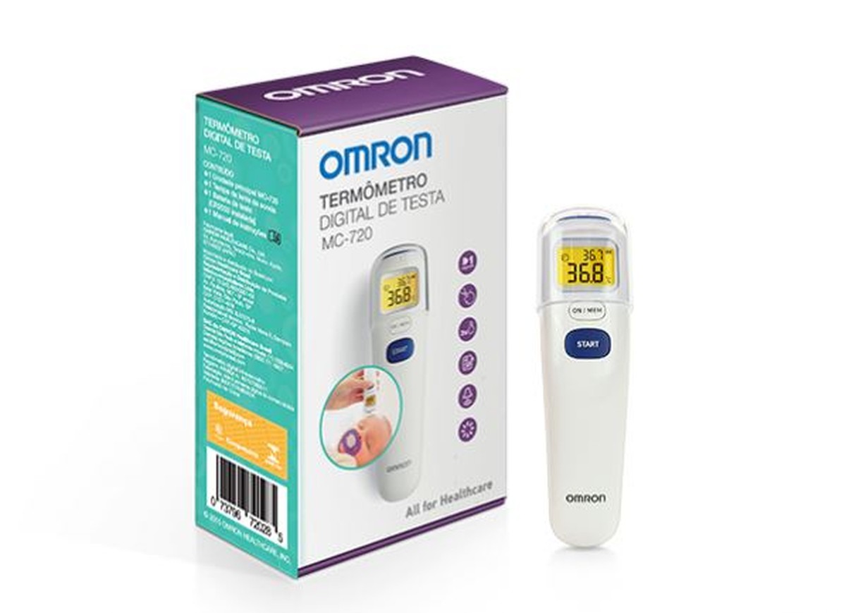 Foto do produto Termômetro Digital de testa sem contato MC-720 Omron