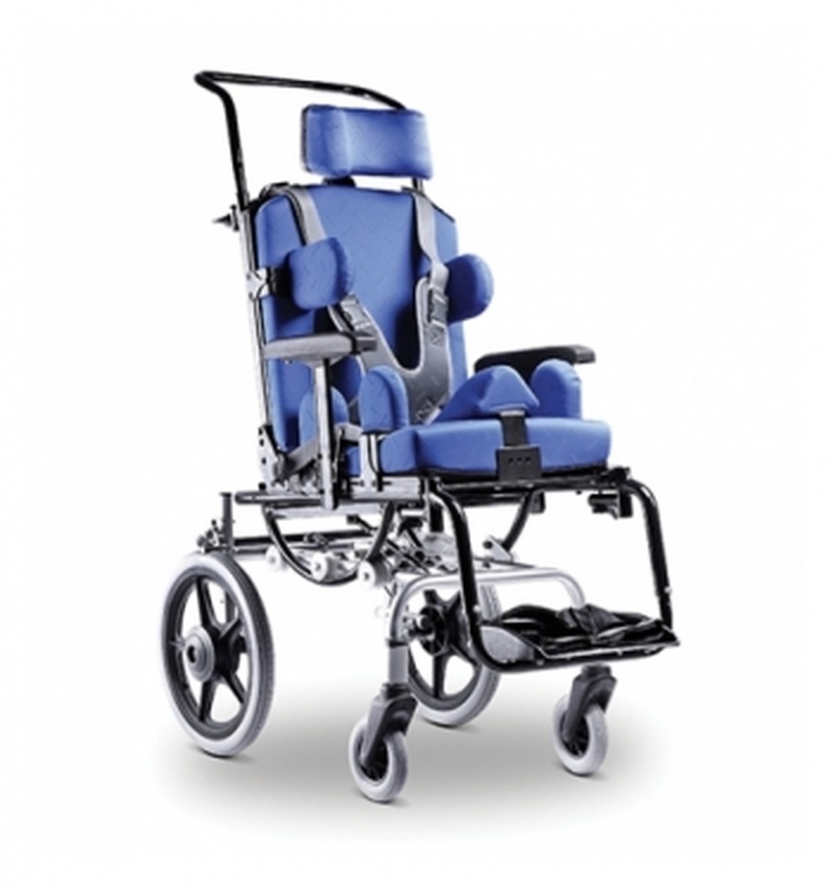 Foto do produto Cadeira de Rodas Postural T1 - Capa Azul Ortobrás
