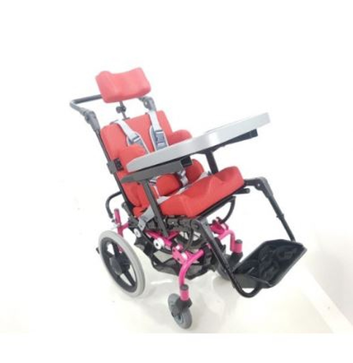 Foto do produto Cadeira de Rodas Postural T1 Vermelha