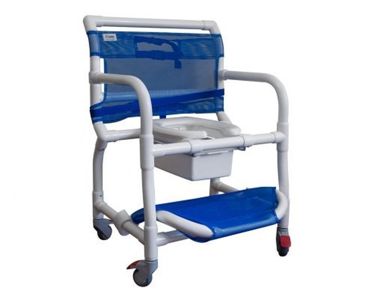 Foto do produto Cadeira de Banho e Higiênica em PVC para Obeso até 150kg Carci 