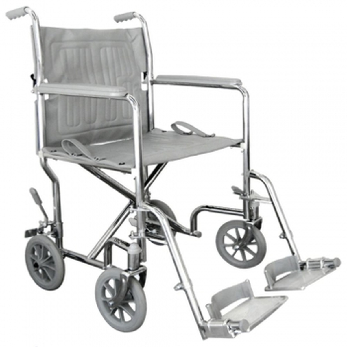 Foto do produto Cadeira de rodas em aço cromado CE-808N100SF-FB