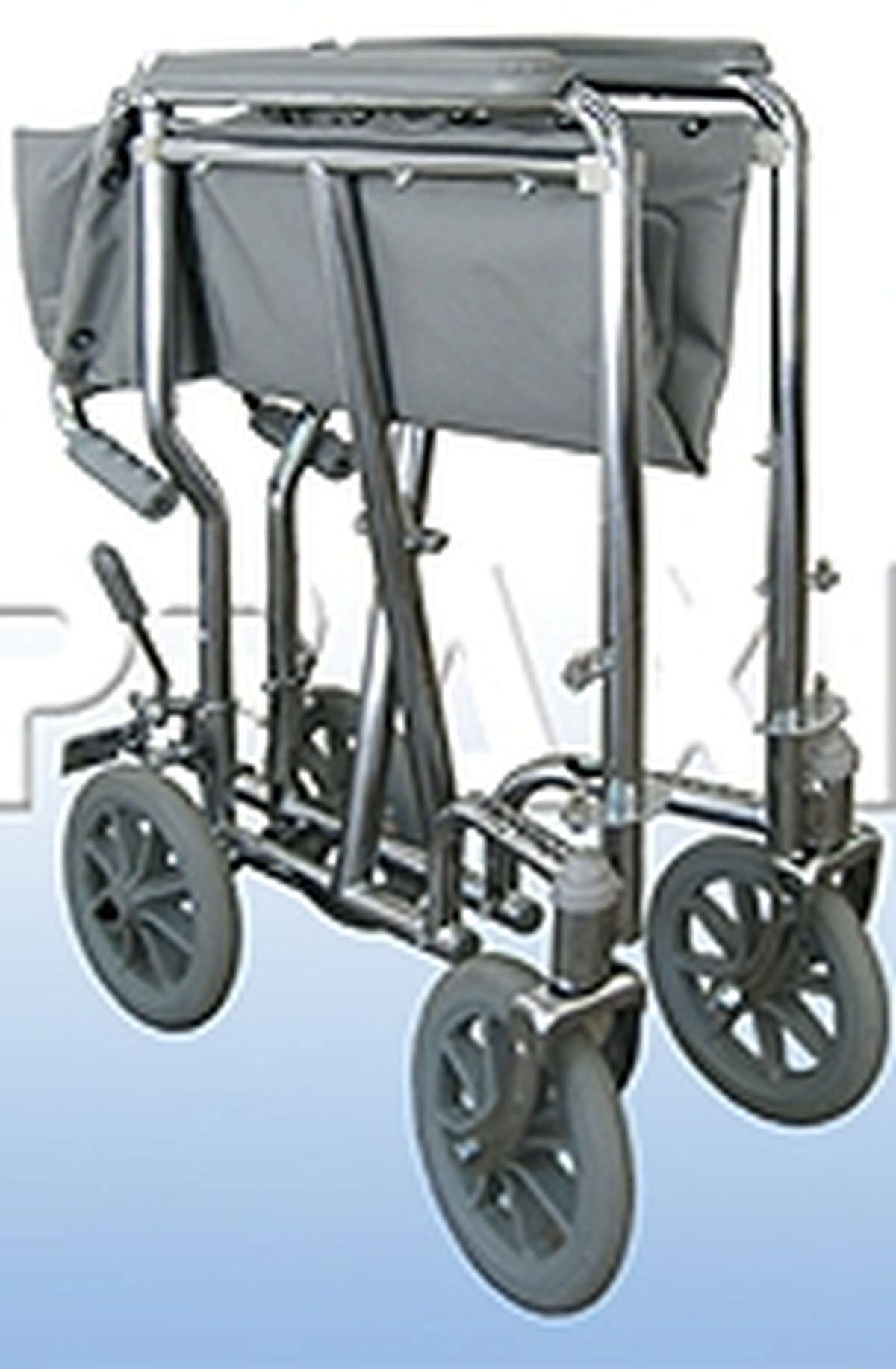 Foto do produto Cadeira de rodas em aço cromado CE-808N100SF-FB