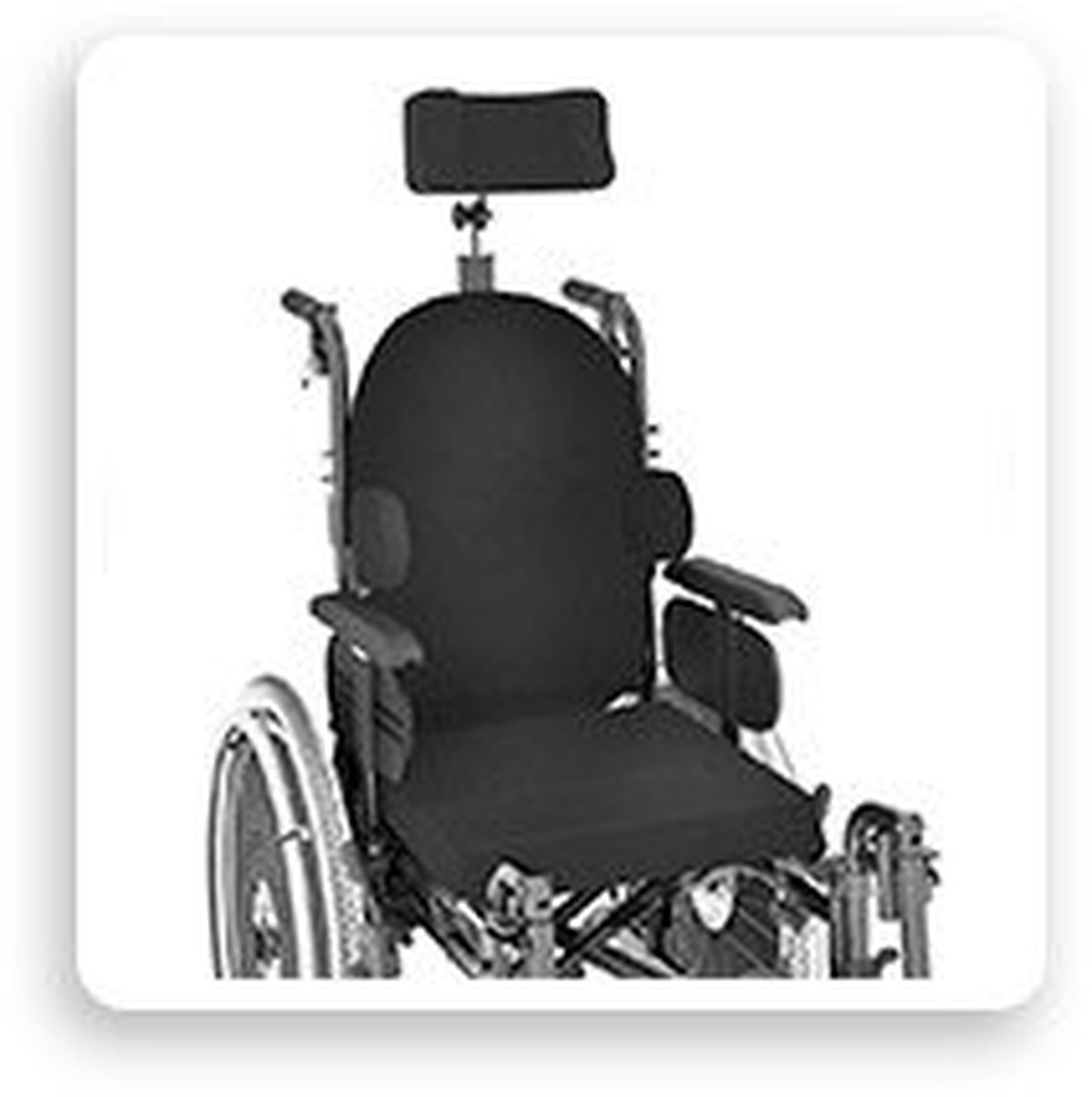 Foto do produto Cadeira de rodas NOVA AVD Reclinável até 120 kg com Encosto Hummel
