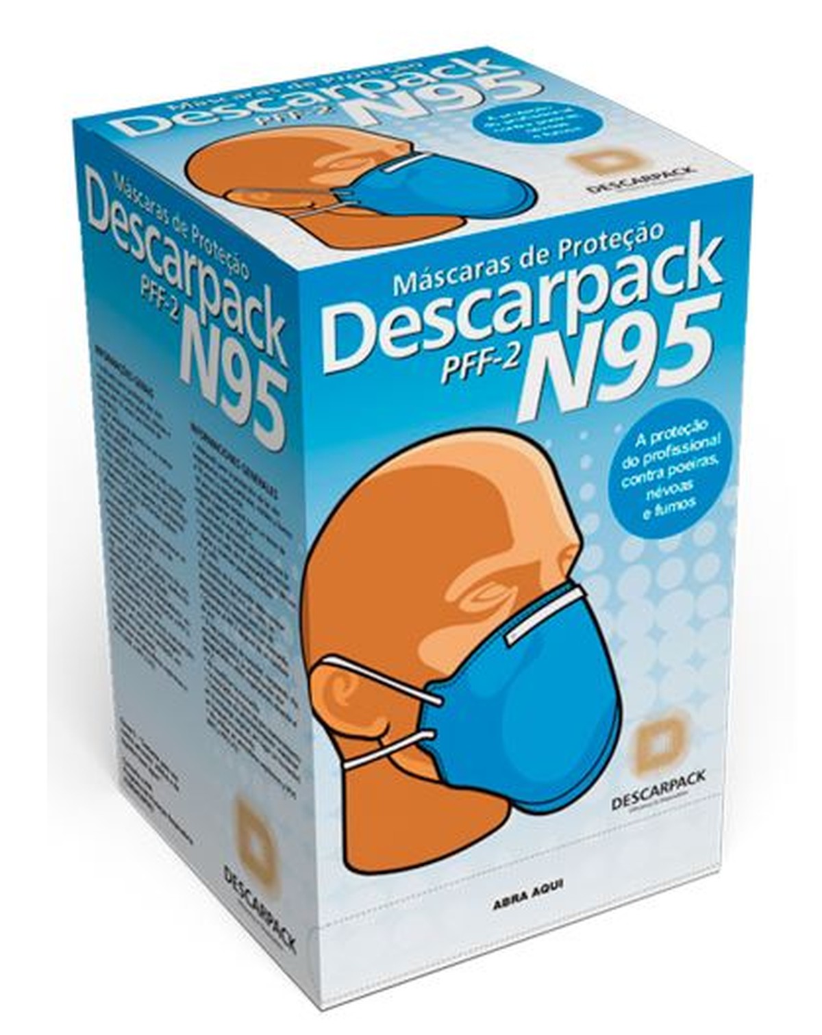 Foto do produto Caixa C/20 unid. Máscara de proteção N95 - PFF2  –  Descarpack