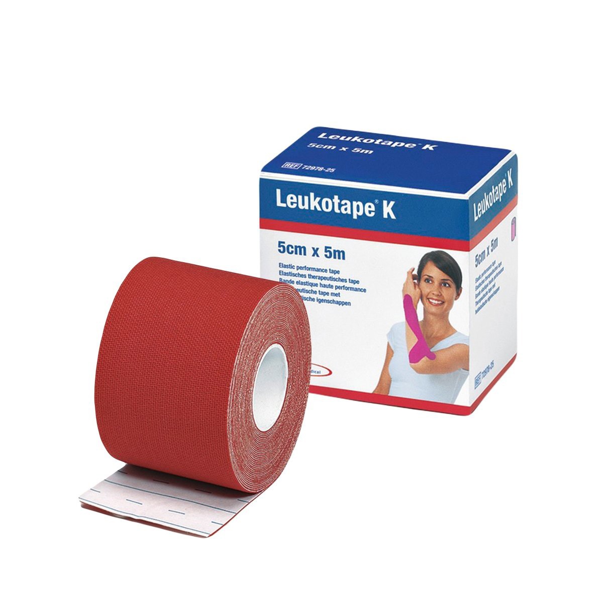 Foto do produto Leukotape Adesivo Terapêutico Vermelha - BSN R$ 65,00