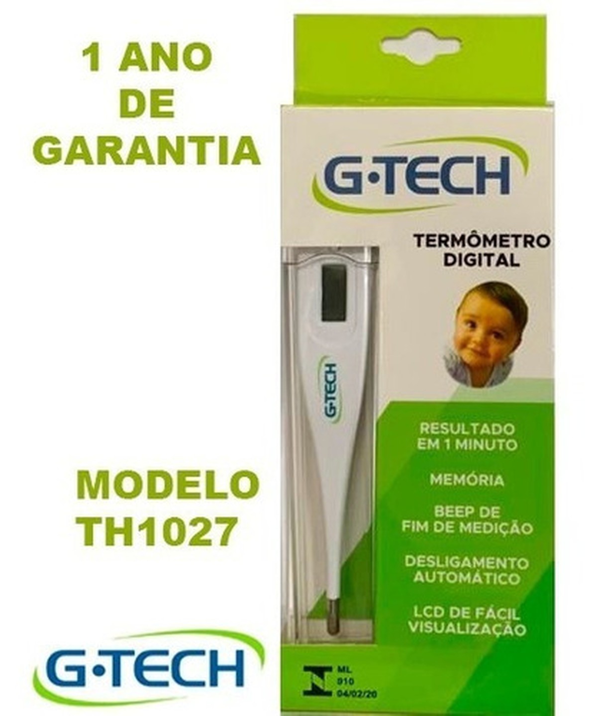 Foto do produto Termômetro digital G-tech THGT1027B