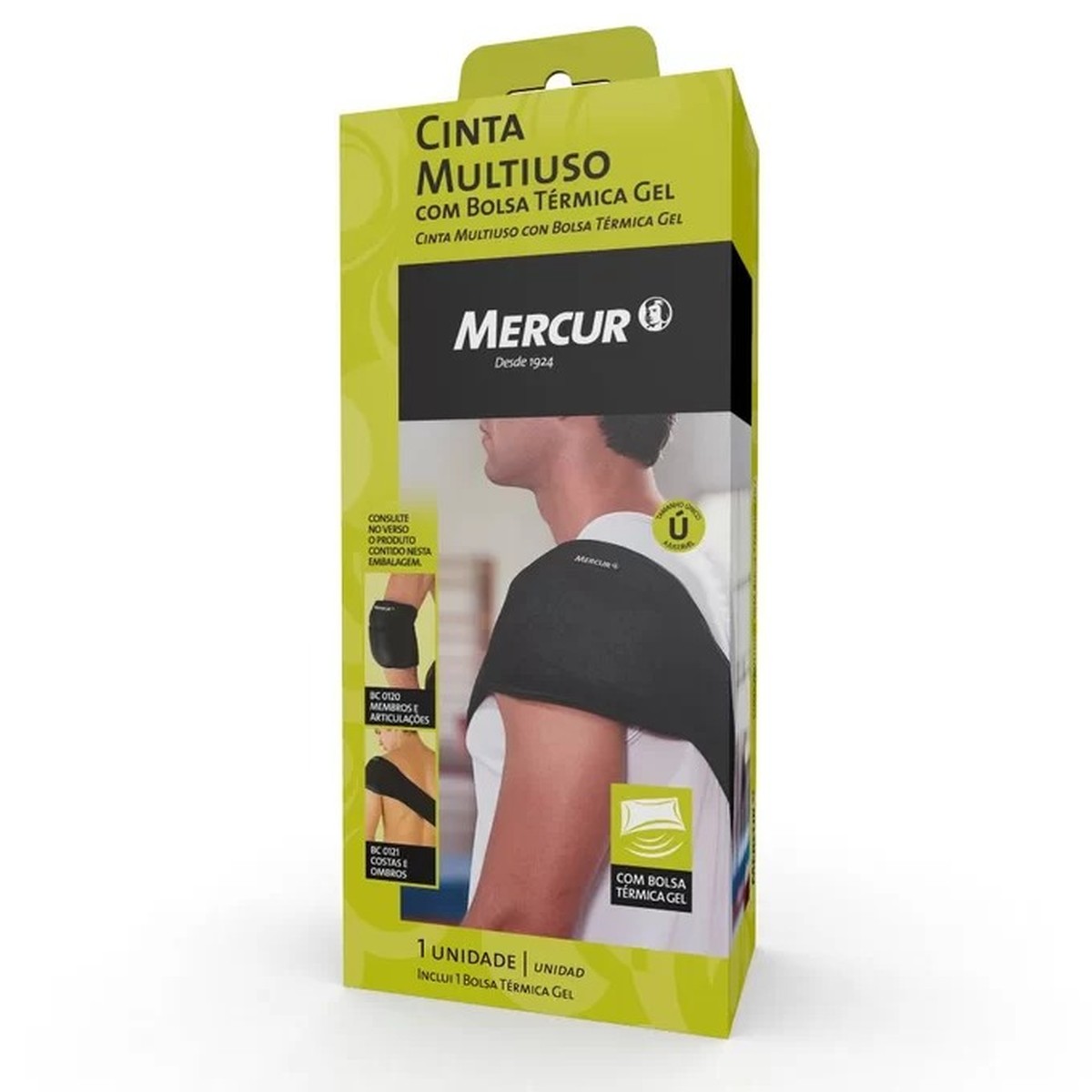 Foto do produto Cinta Multiuso Para Bolsa Térmica Gel Costas + ombros (Sem Bolsa) - Mercur 