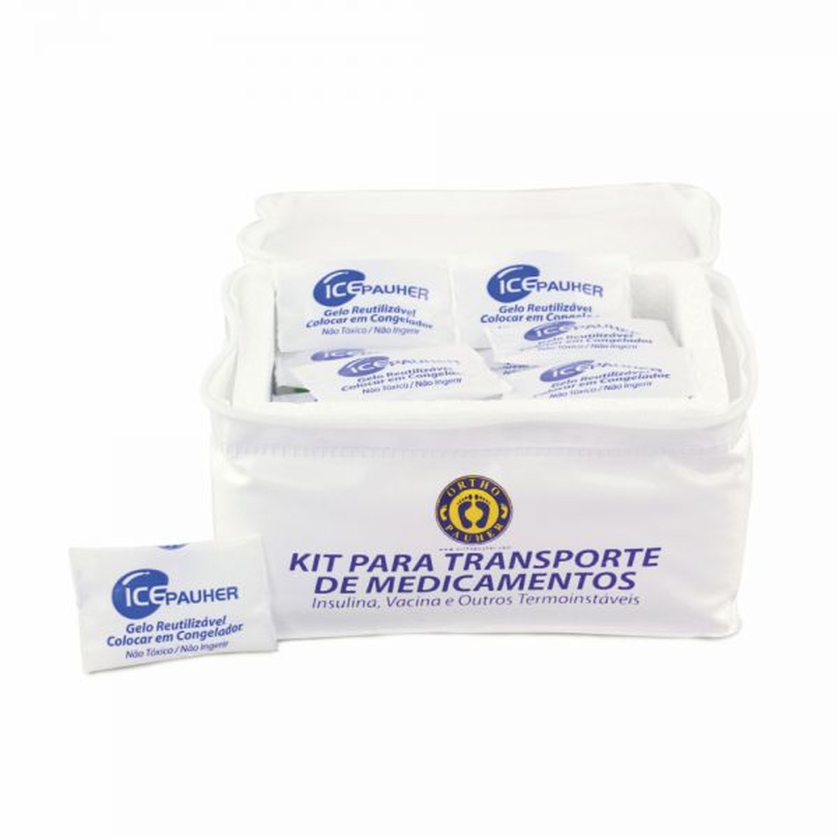 Foto do produto KIT P/TRANSPORTE DE MEDICAMENTOS (INSULINA) 500ML AC089 ORTHO PAUHER 