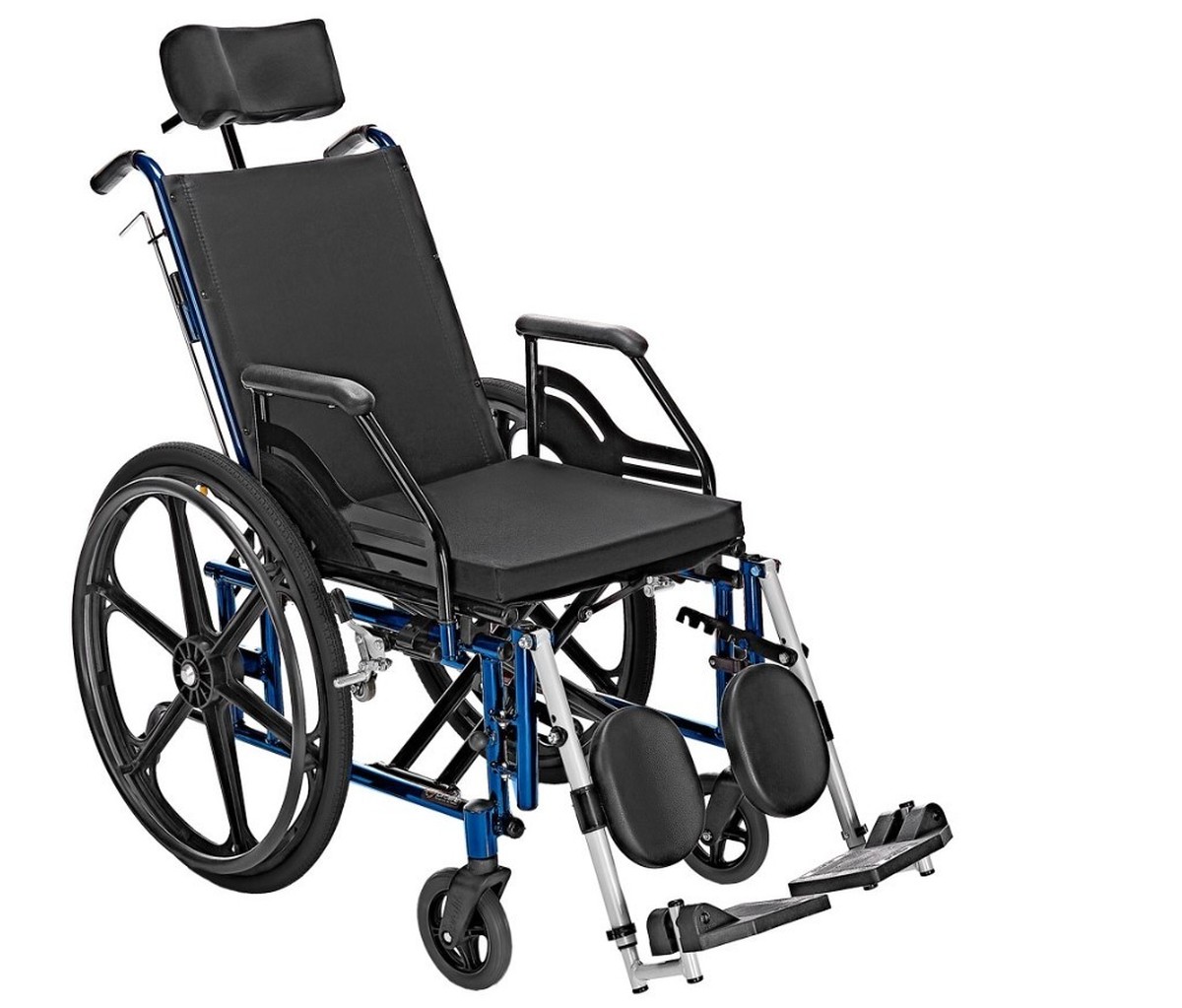 Foto do produto Cadeira de Rodas Confort Tetra Reclinável até 120Kg