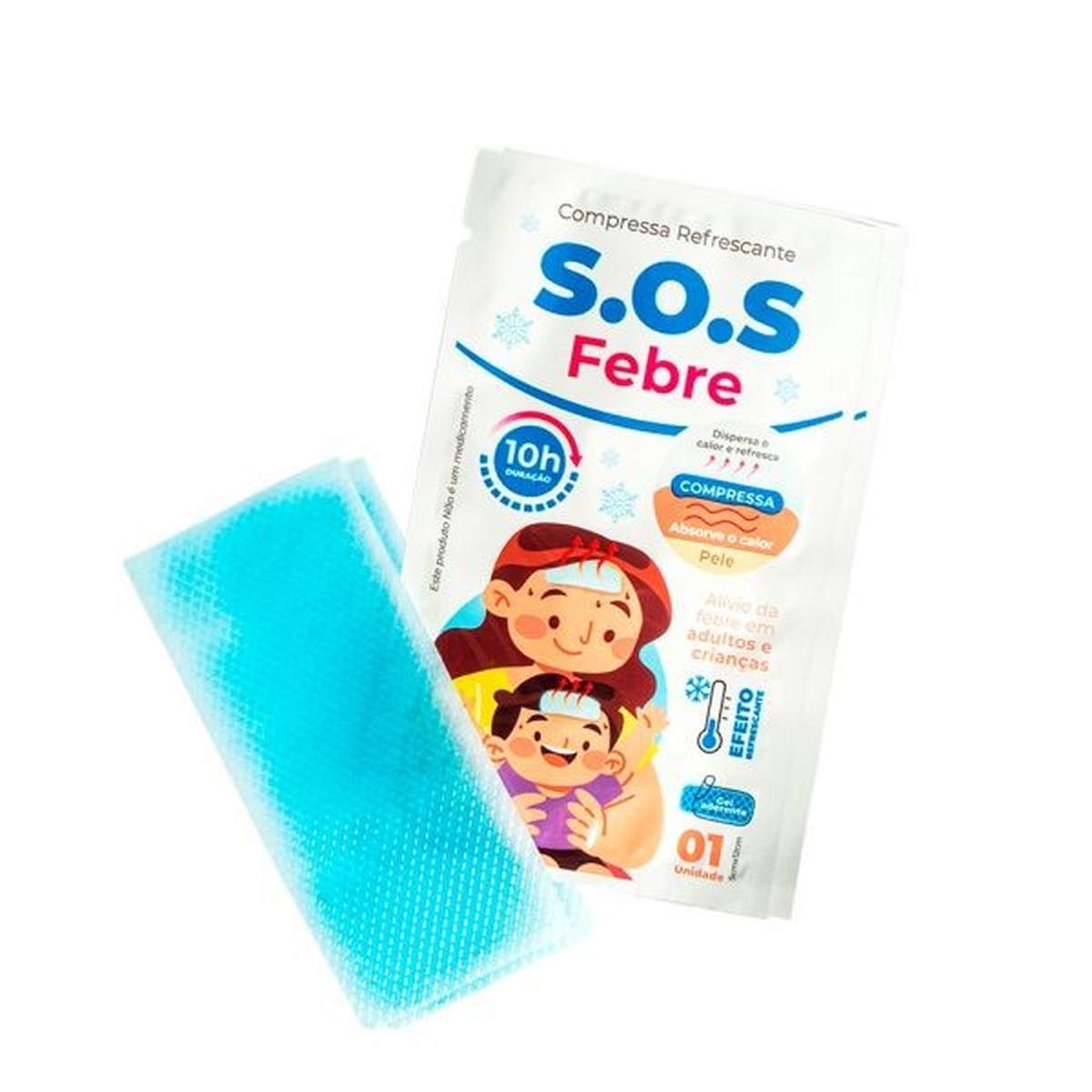 Foto do produto Compressa Refrescante S.O.S Febre –ORTHO PAUHER 