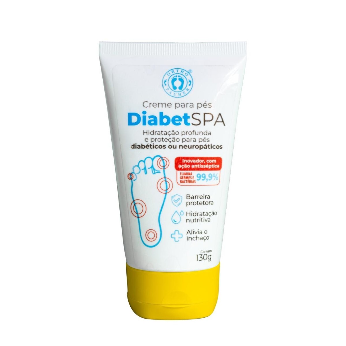 Foto do produto CREME PARA PÉS DIABETSPA 130G CM110-ORTHO PAUHER