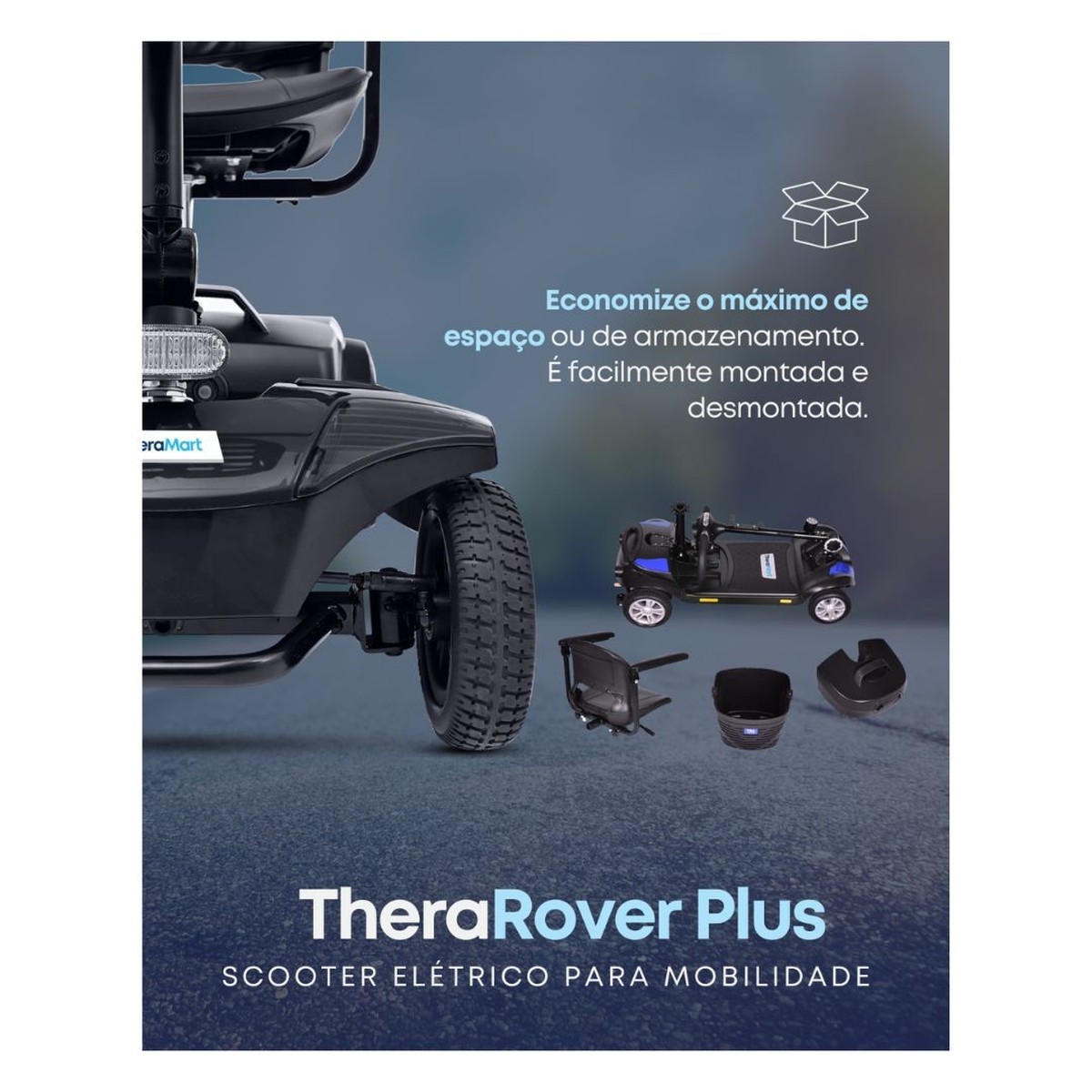 Foto do produto SCOOTER ELETRICO THERAROVER PLUS TM2411 - THERAMART 