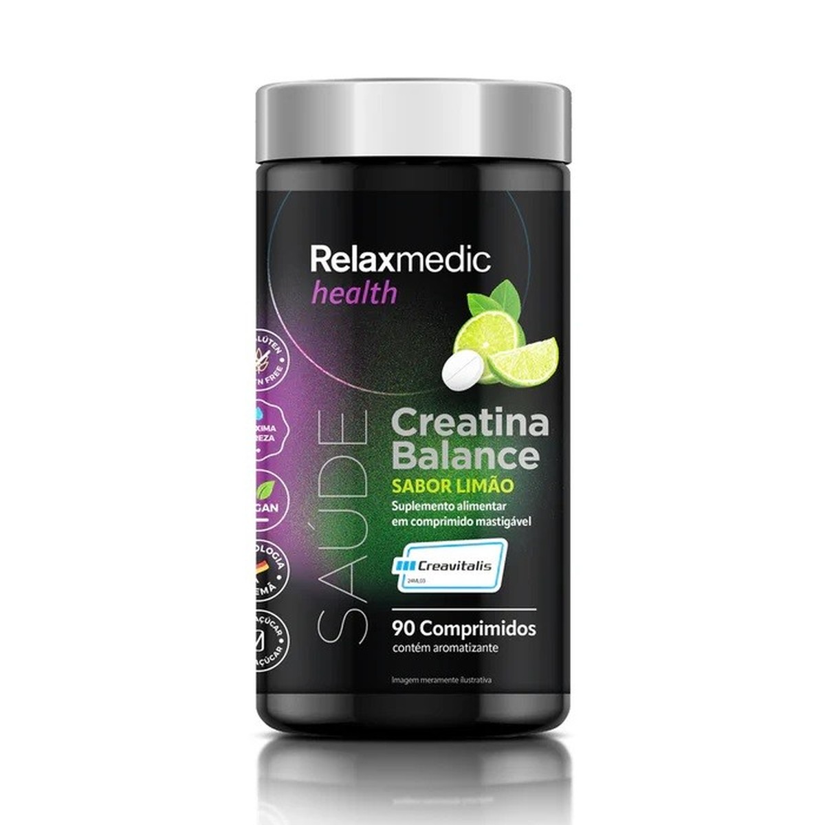 Foto do produto CREATINA BALANCE LIMÃO COMP MAST. 90 UNID. RELAX 