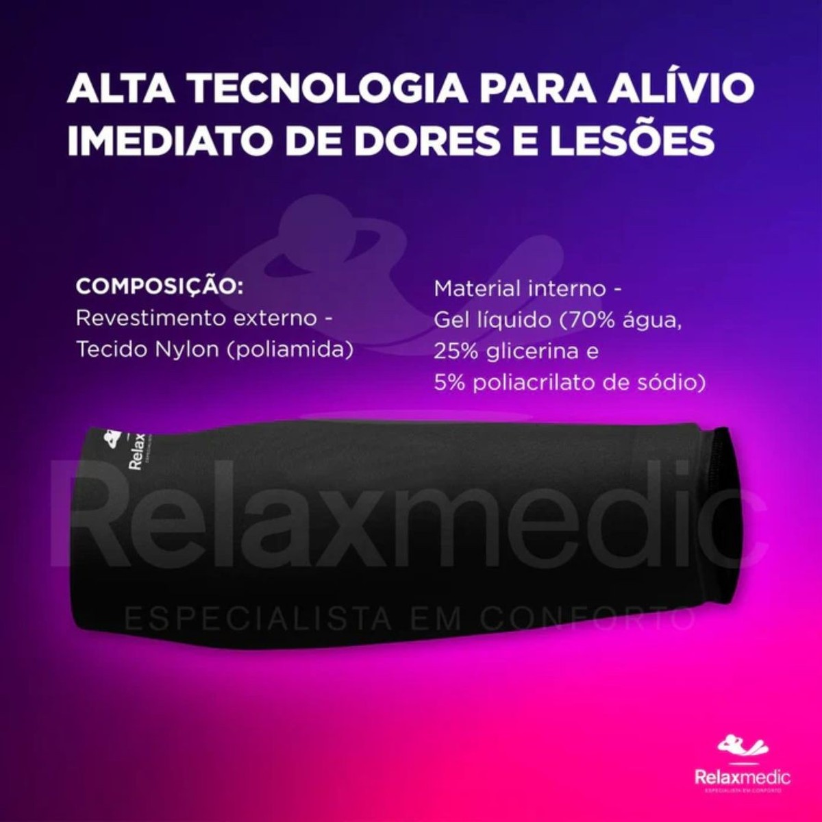 Foto do produto BOLSA TERM GEL BLACK MULTI FUNCIONAL PEQUENA RELAX 