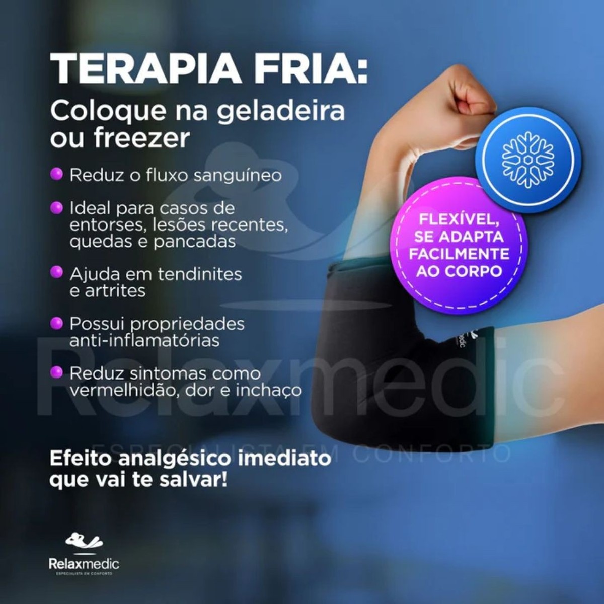 Foto do produto BOLSA TERM GEL BLACK MULTI FUNCIONAL PEQUENA RELAX 