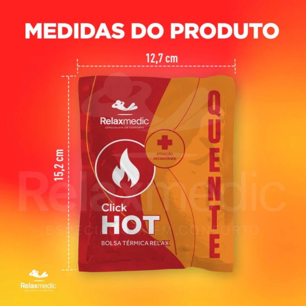 Foto do produto BOLSA TERMICA CLICK HOT RM-BT0700A  RELAXMEDIC  