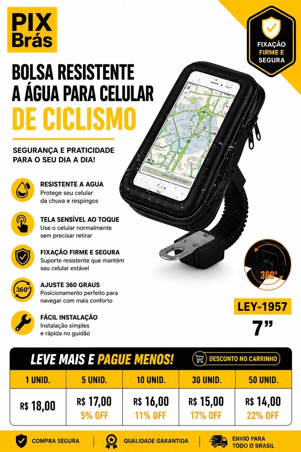 Suporte para Motocicleta - LEHMOX LEY-1947