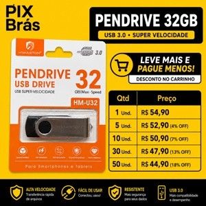 PENDRIVE 32G - H'MASTOM HM-U32