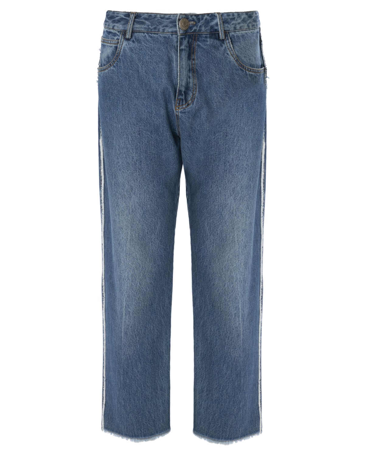 calça five-pockets em jeans ecológico | eco denim five-pocket pants