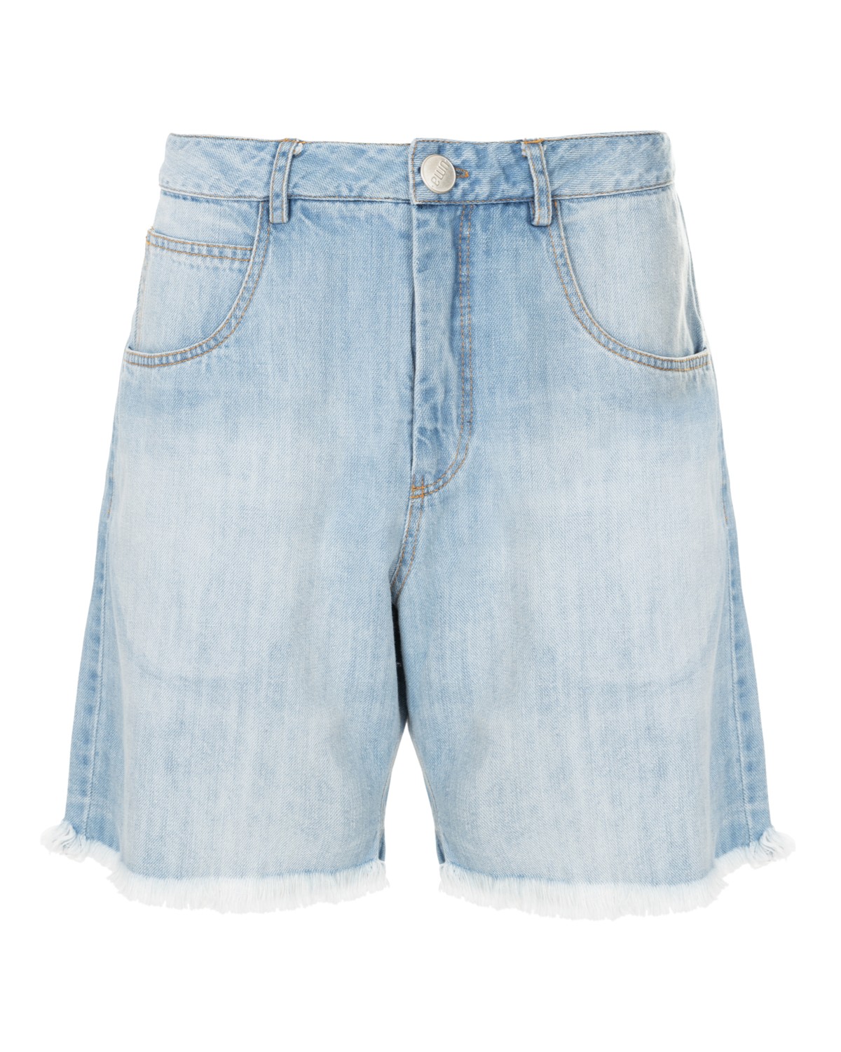 short 5 pockets em denim de cânhamo | hemp denim shorts