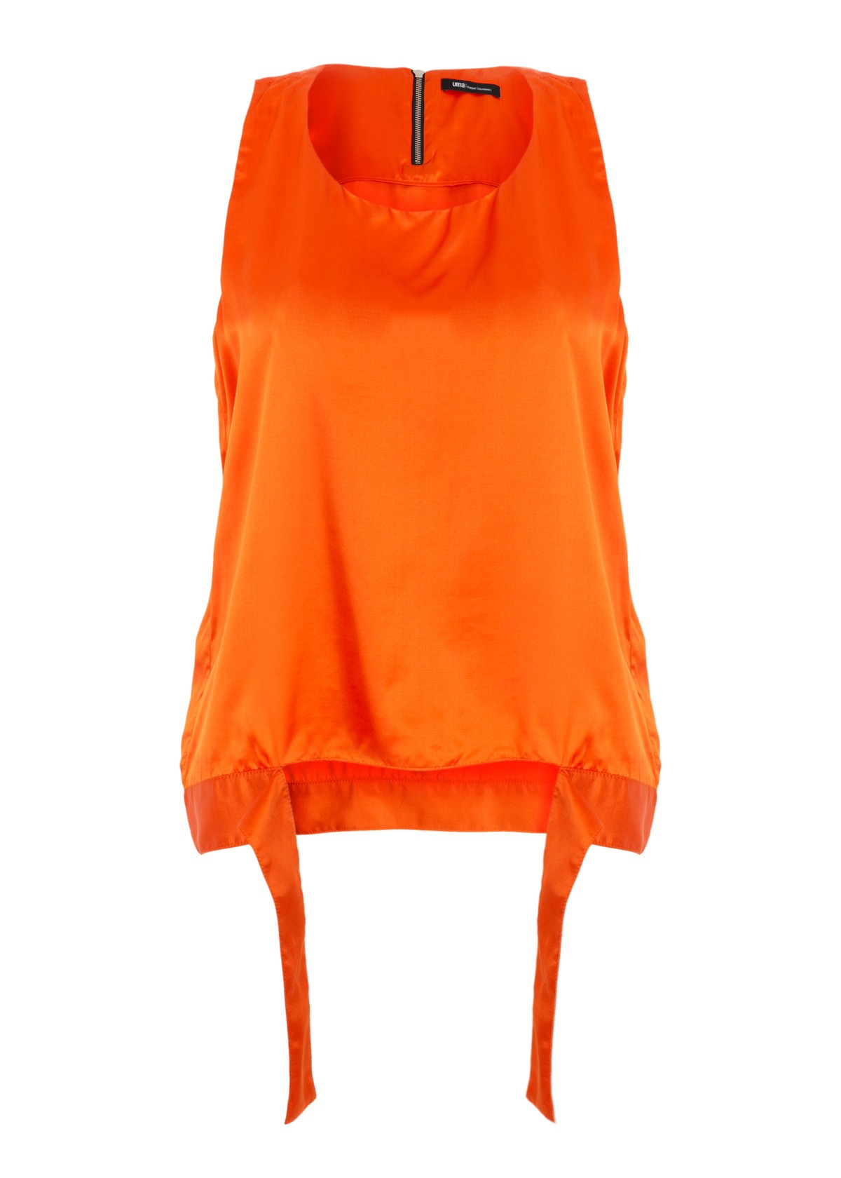 top estilo regata acetinado | silk sleeveless top with detail