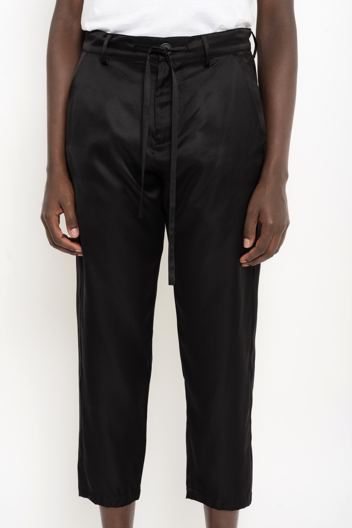 calça alfaiataria acetinada | silk tailored pants