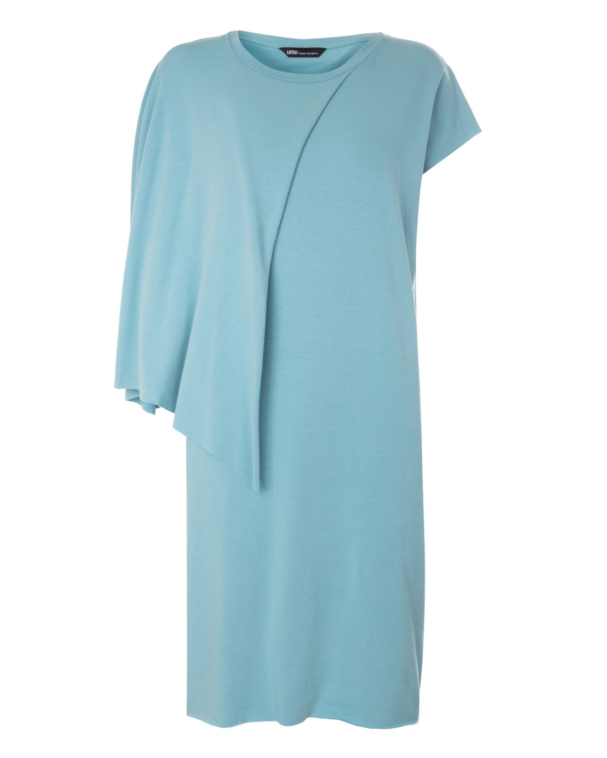vestido em algodão modal com sobreposição | cotton modal dress with overlapped detail