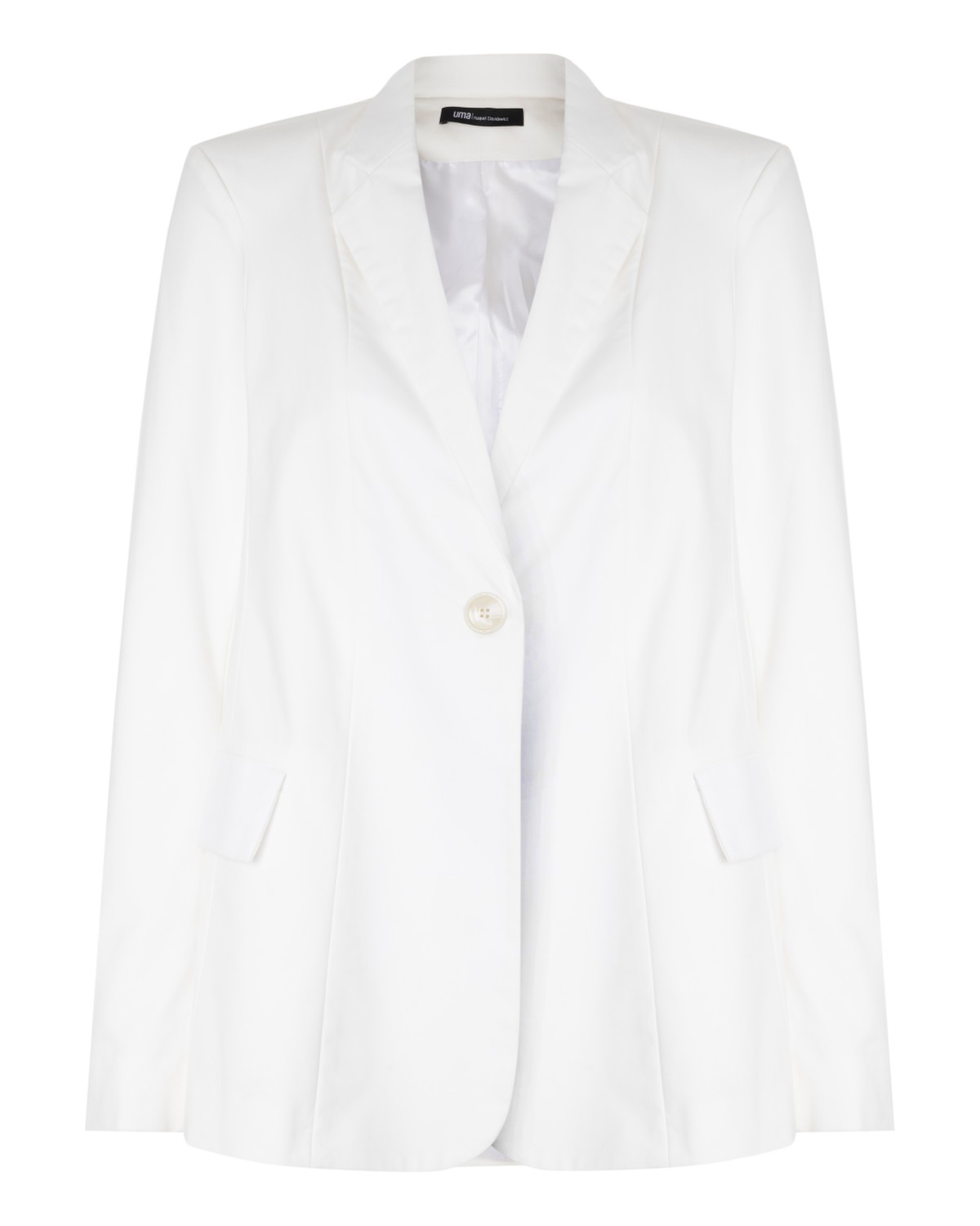 blazer em algodão com bolsos | cotton blazer with pockets