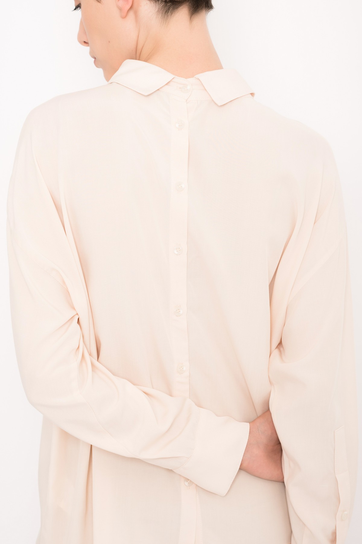 camisa manga longa em viscose | long sleeve viscose shirt