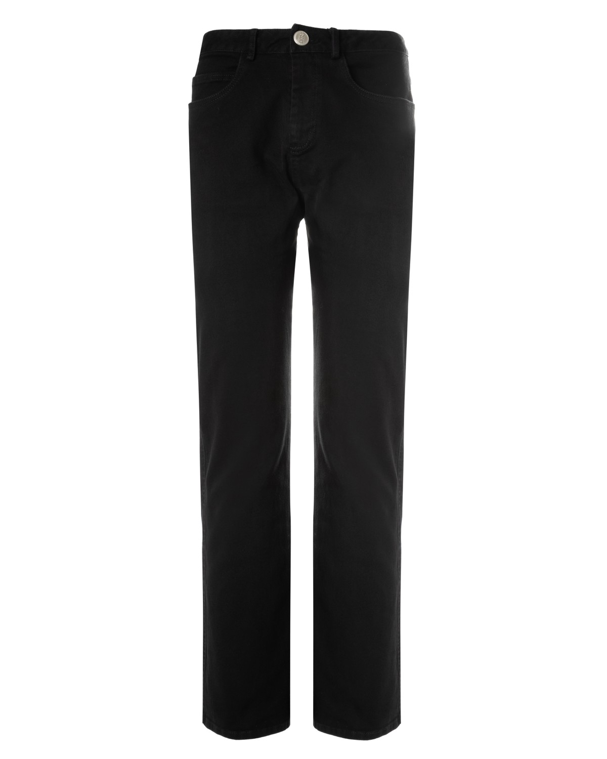 calça reta five-pockets | five-pocket cotton twill pants