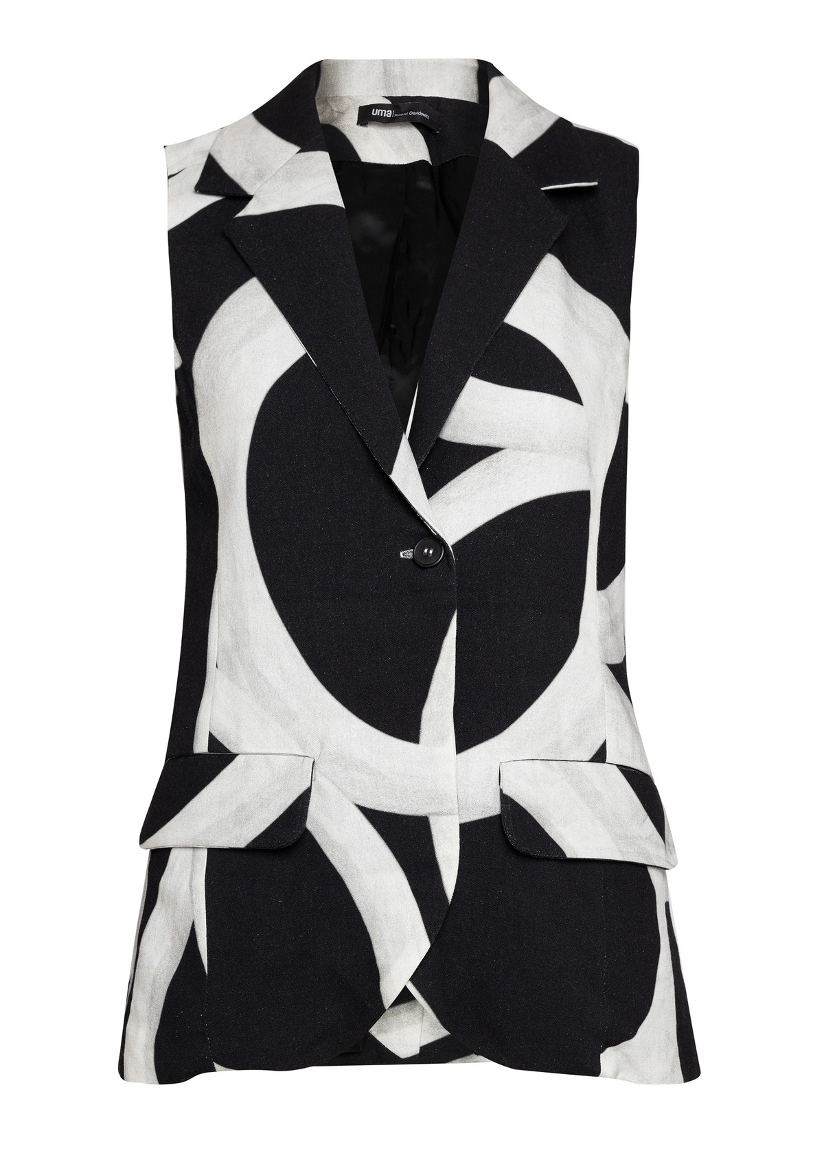 colete alfaiataria estampado | tailoring printed vest