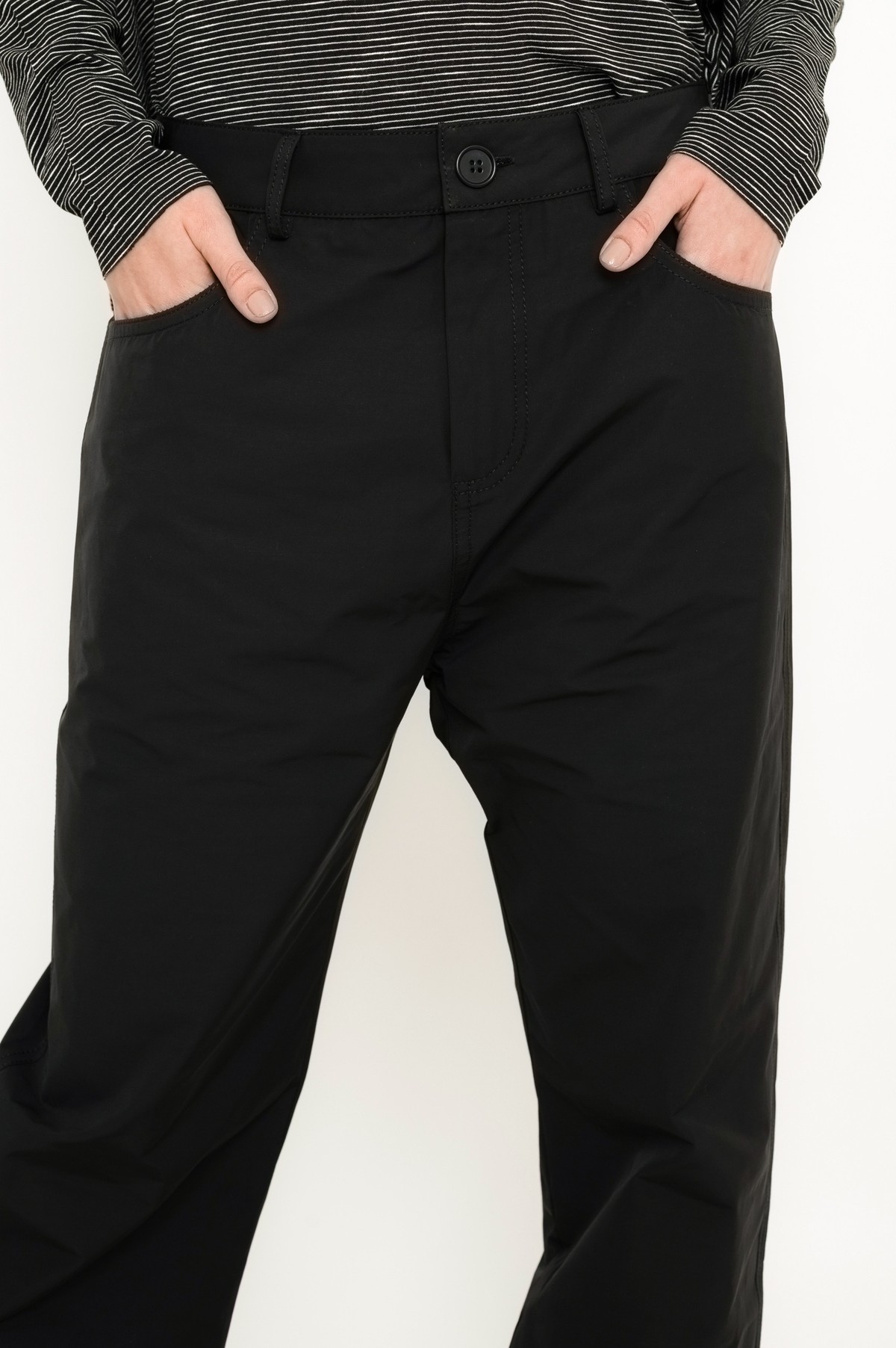 calça five pockets em tecido tecnológico | tech fabric five-pocket pants