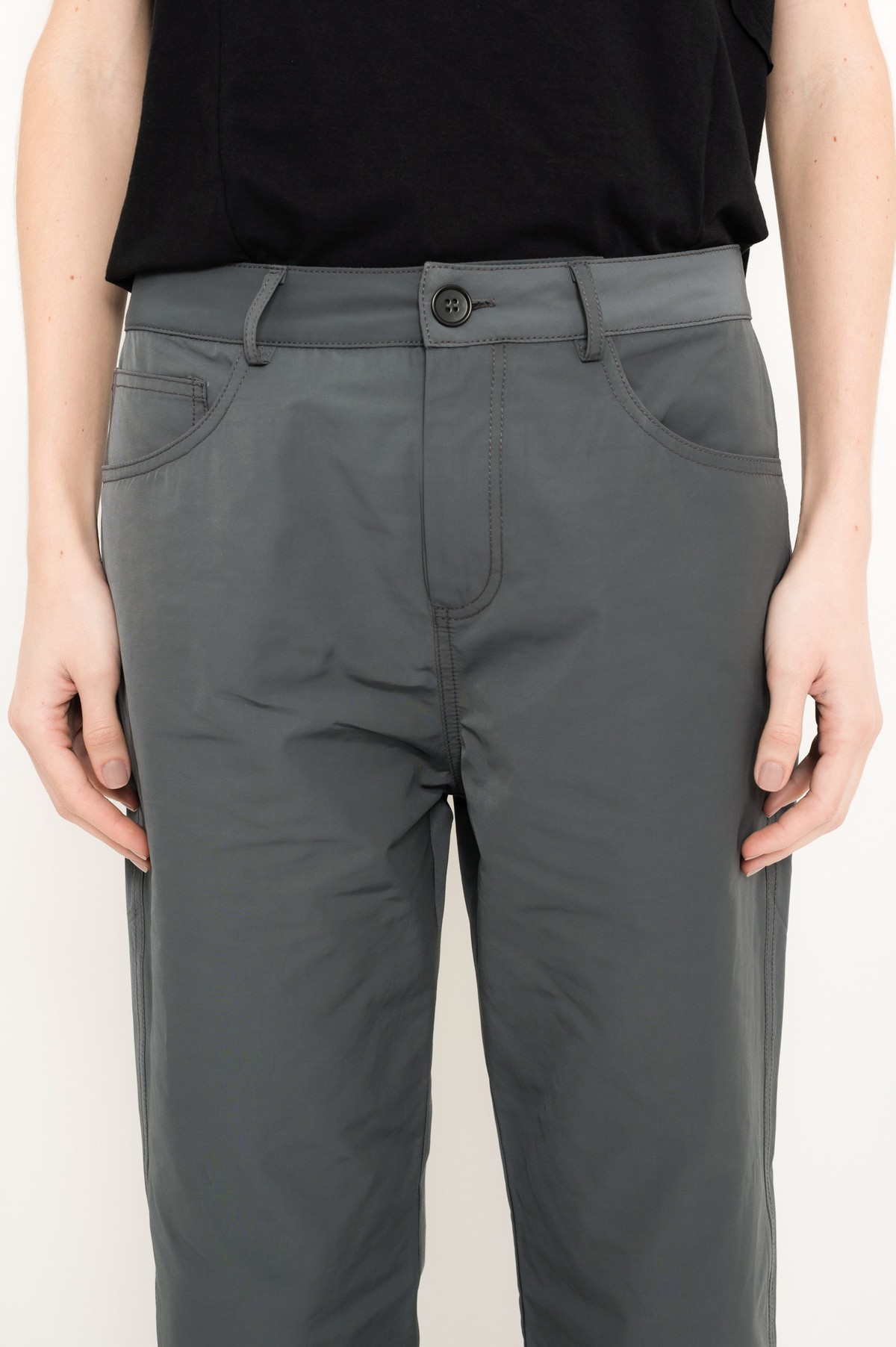 calça five pockets em tecido tecnológico | tech fabric five-pocket pants