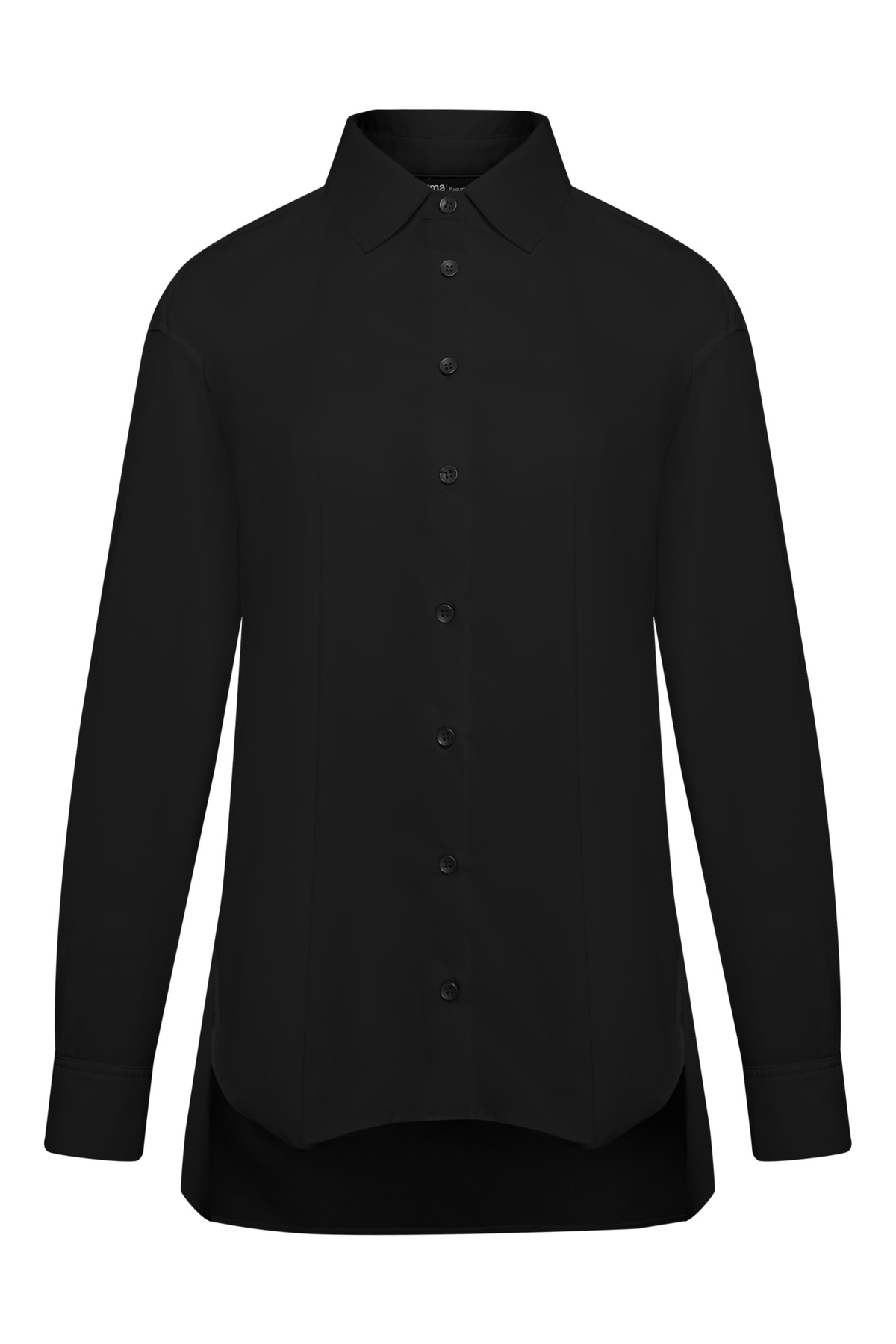 camisa em tricoline com pregas  | cotton polyamide popline shirt