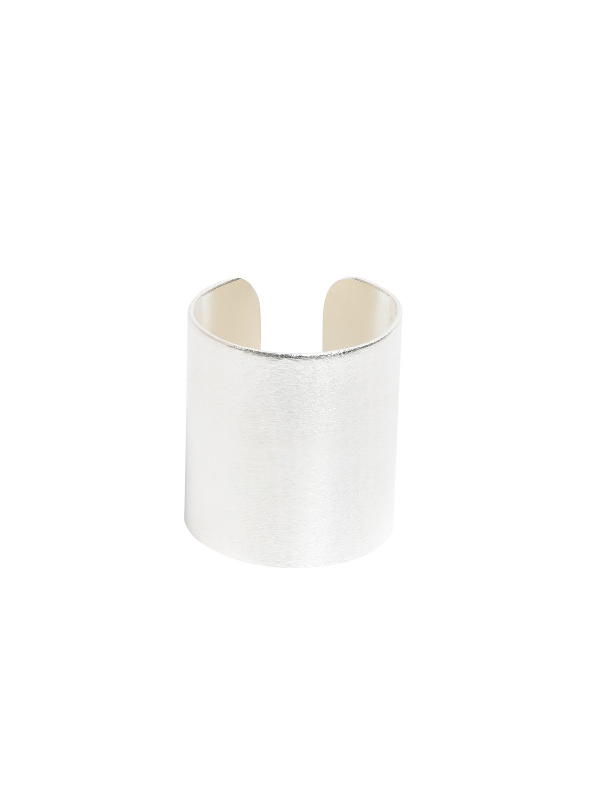 anel ajustável banhado a prata | silver-plated adjustable ring