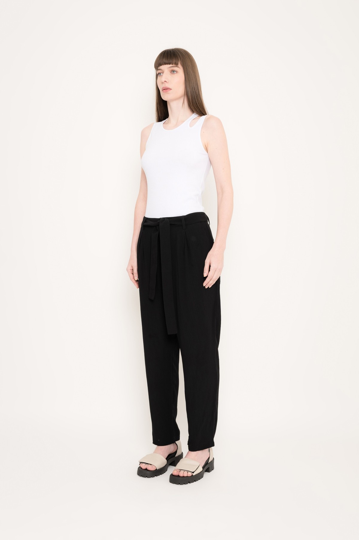 calça de alfaiataria amassada | crinkled tailoring pants