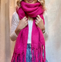 Cachecol Tricot Pink