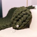 Almofada Maxi Tricot Cotton Comphy Retangular Verde Pinho