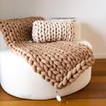 Manta Maxi Tricot Cotton Cappuccino M