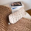 Manta Maxi Tricot Cotton Cappuccino M