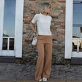 Calça Comphy Cotton Caramelo