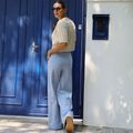 Calça Comphy Cotton Azul Celeste