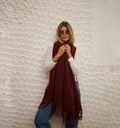 Cachecol Tricot Vinho